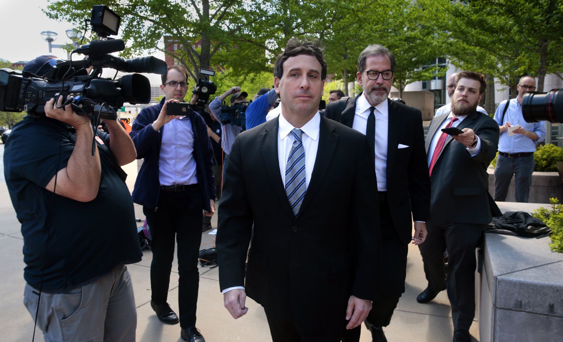 Stenger indicted, arrives for first appearance in federal court